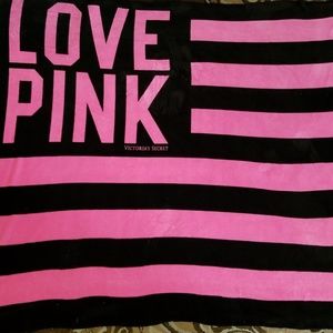 Rare VS Pink flag blanket ❤